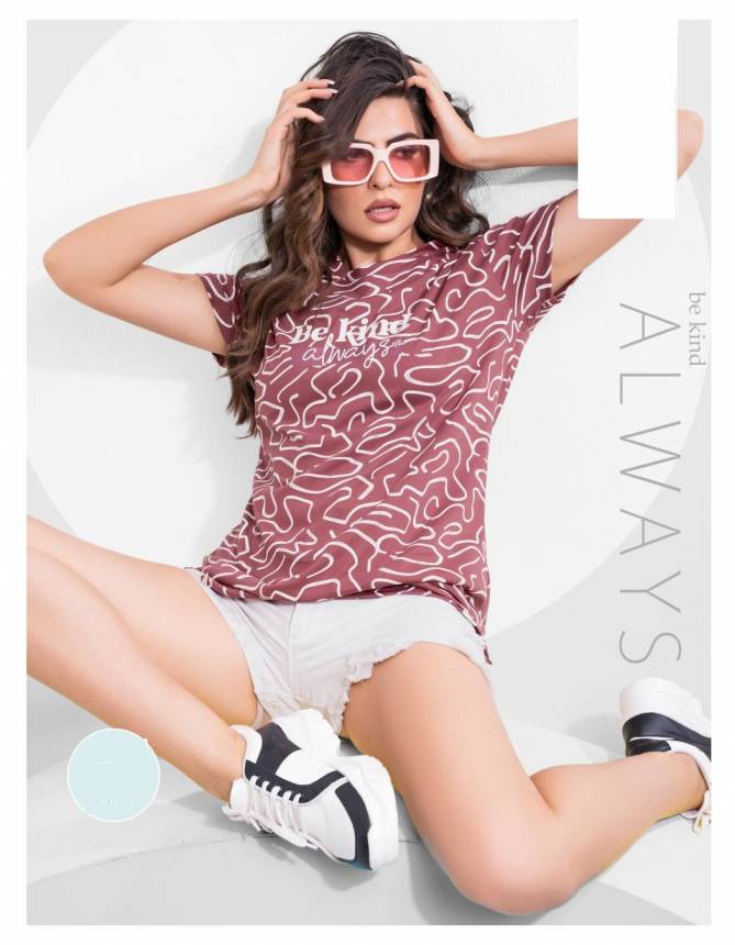 Allover Print T Shirt Vol 3 Western Hosiery Cotton Ladies Top Wholesale Shop In Surat
